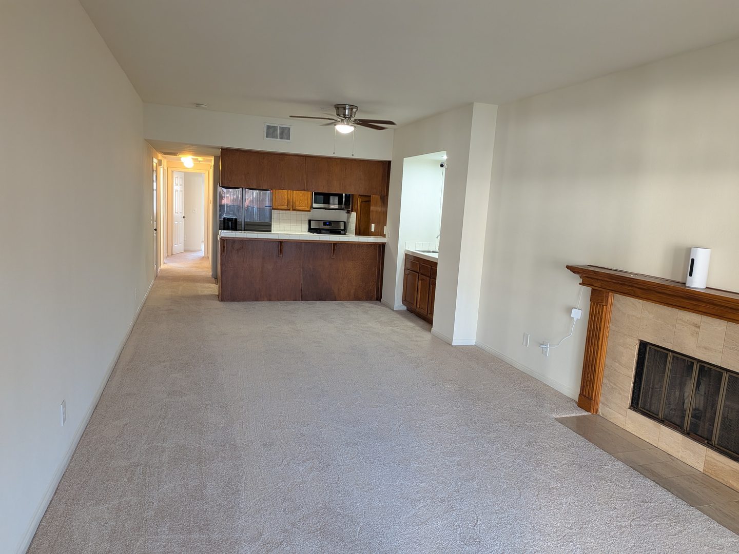 Living Room, empty and unstaged